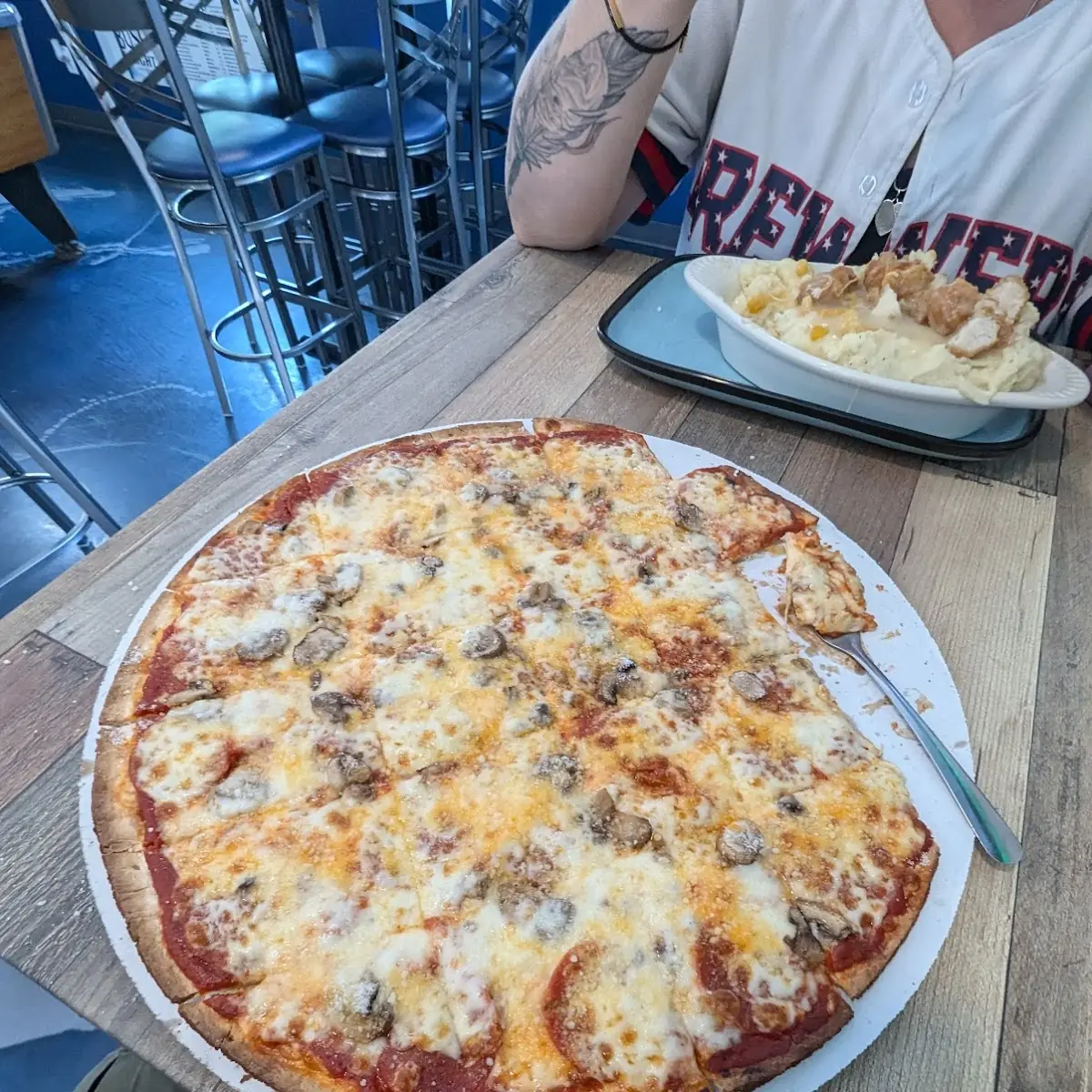 Pepperoni and Mushroom Pizza