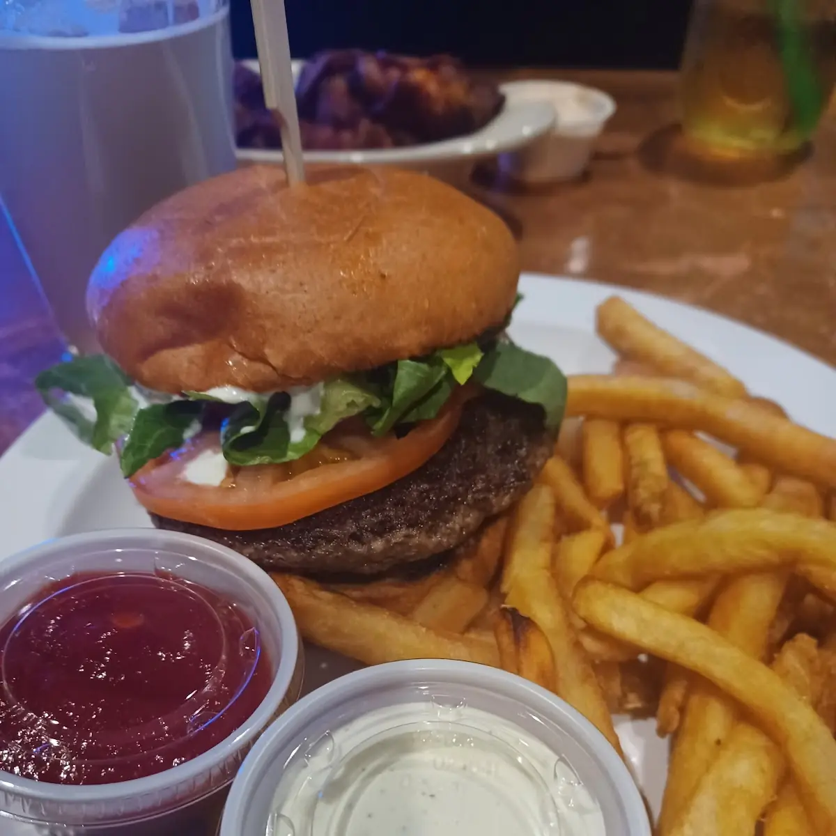 Burger with Fries