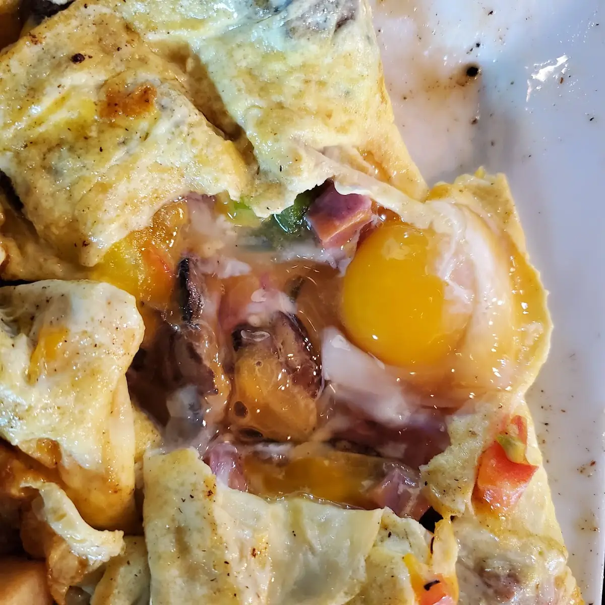 Raw Egg Omelet
