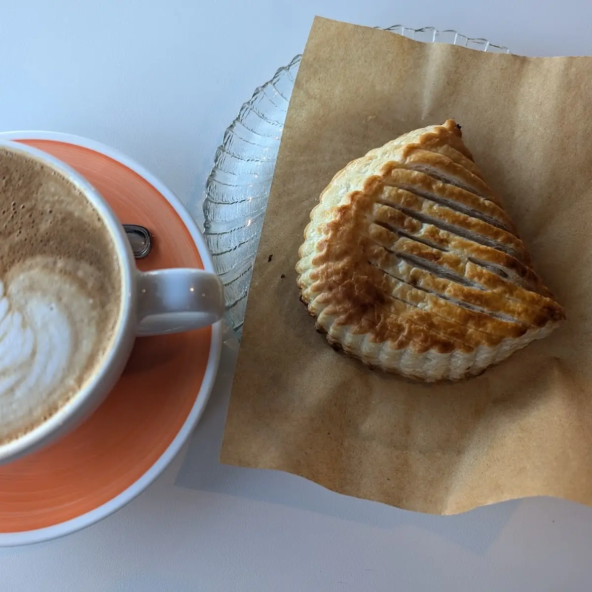 Latte and Apple Turnover