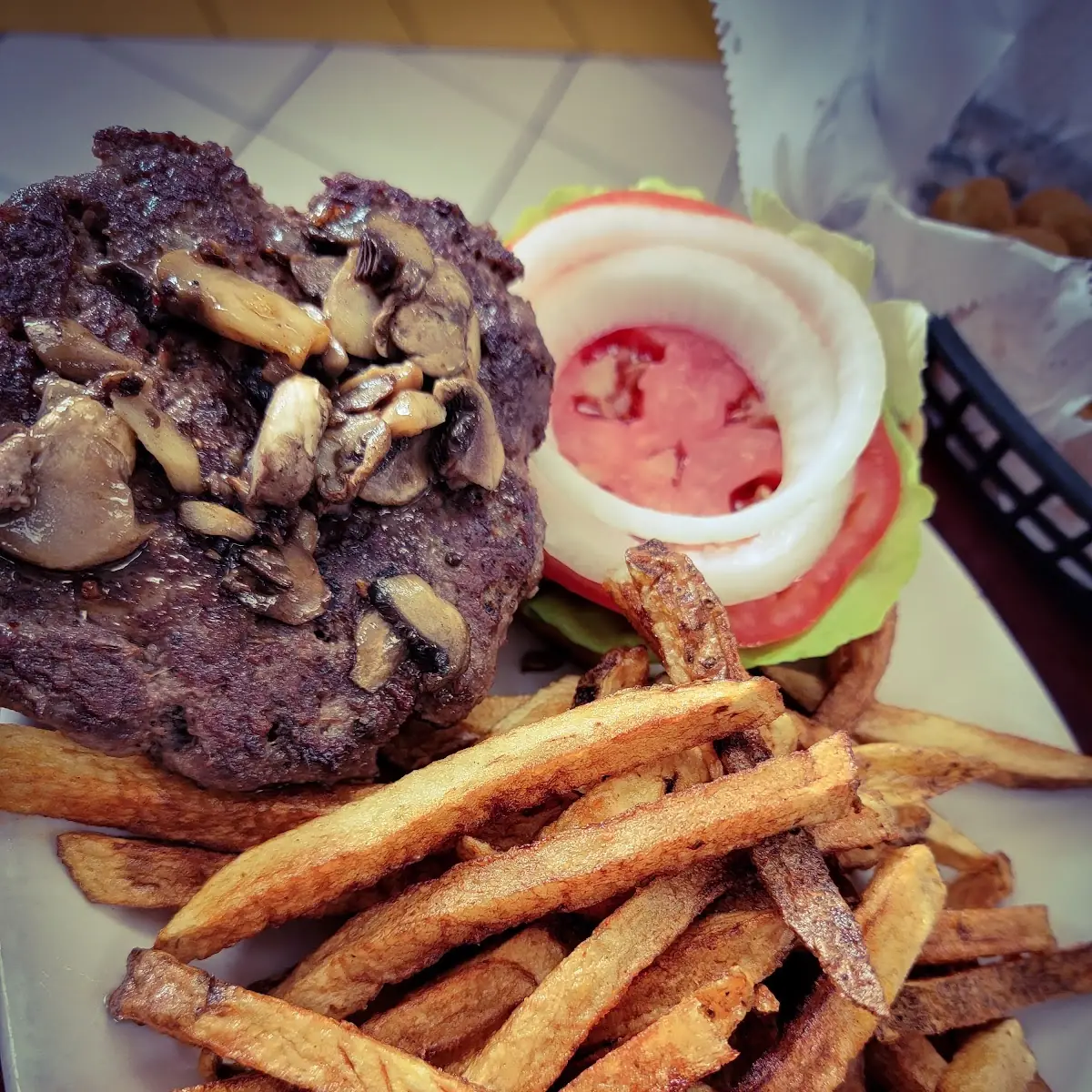 Swiss Mushroom Burger