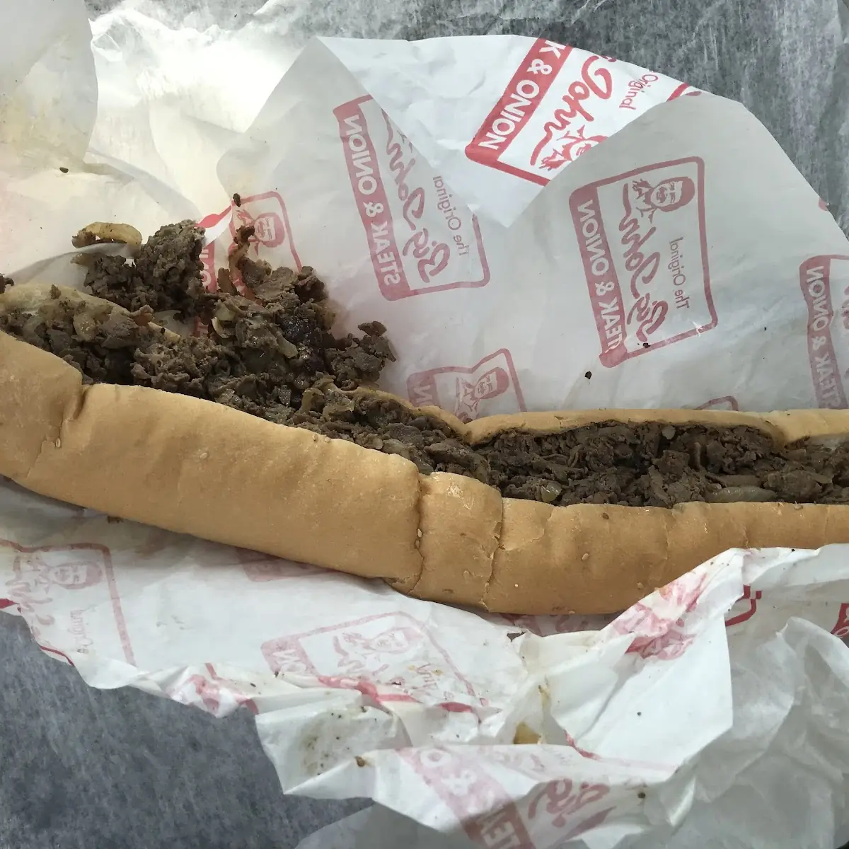 Cheese Steak and Onion with Pepsi