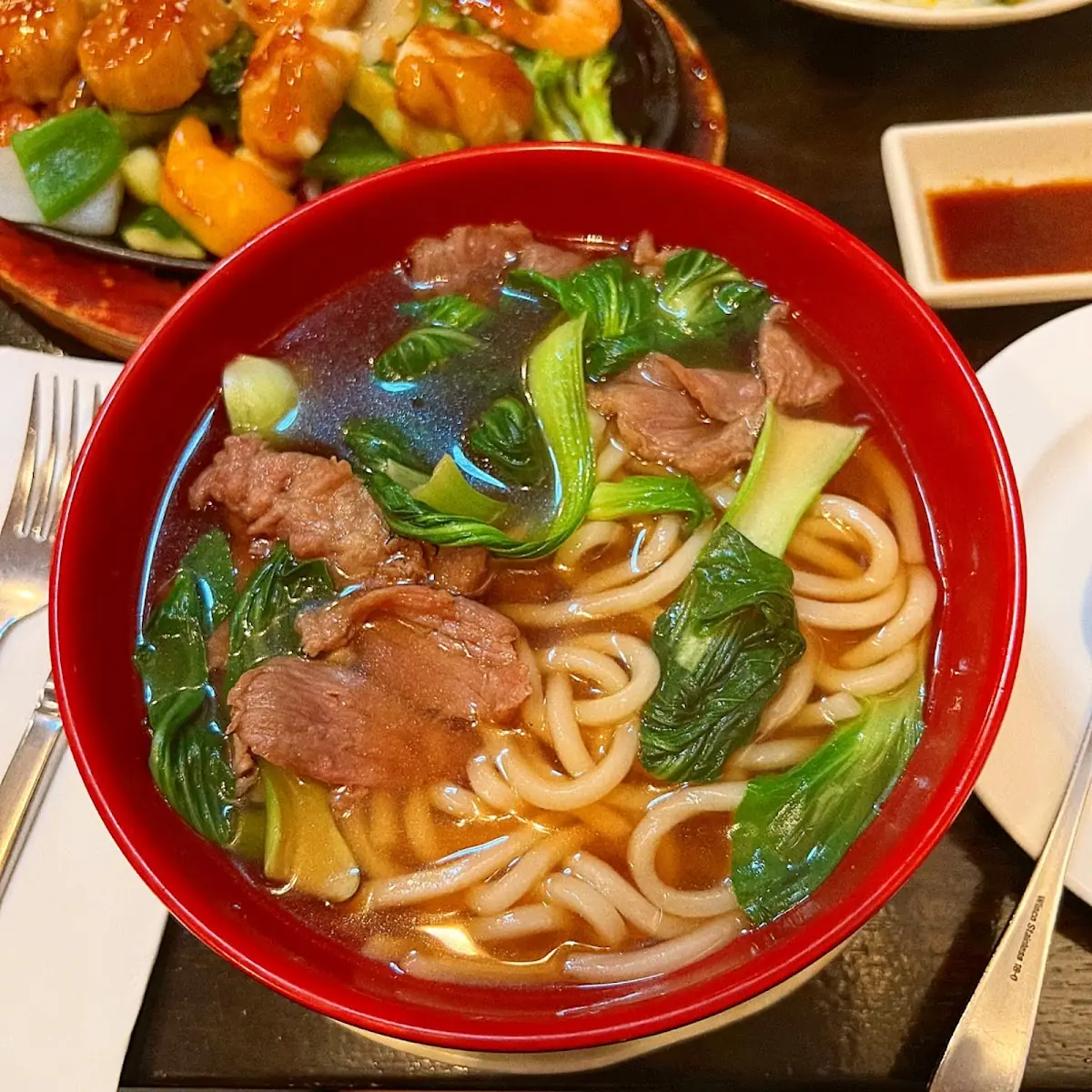 Beef Udon Noodle Soup