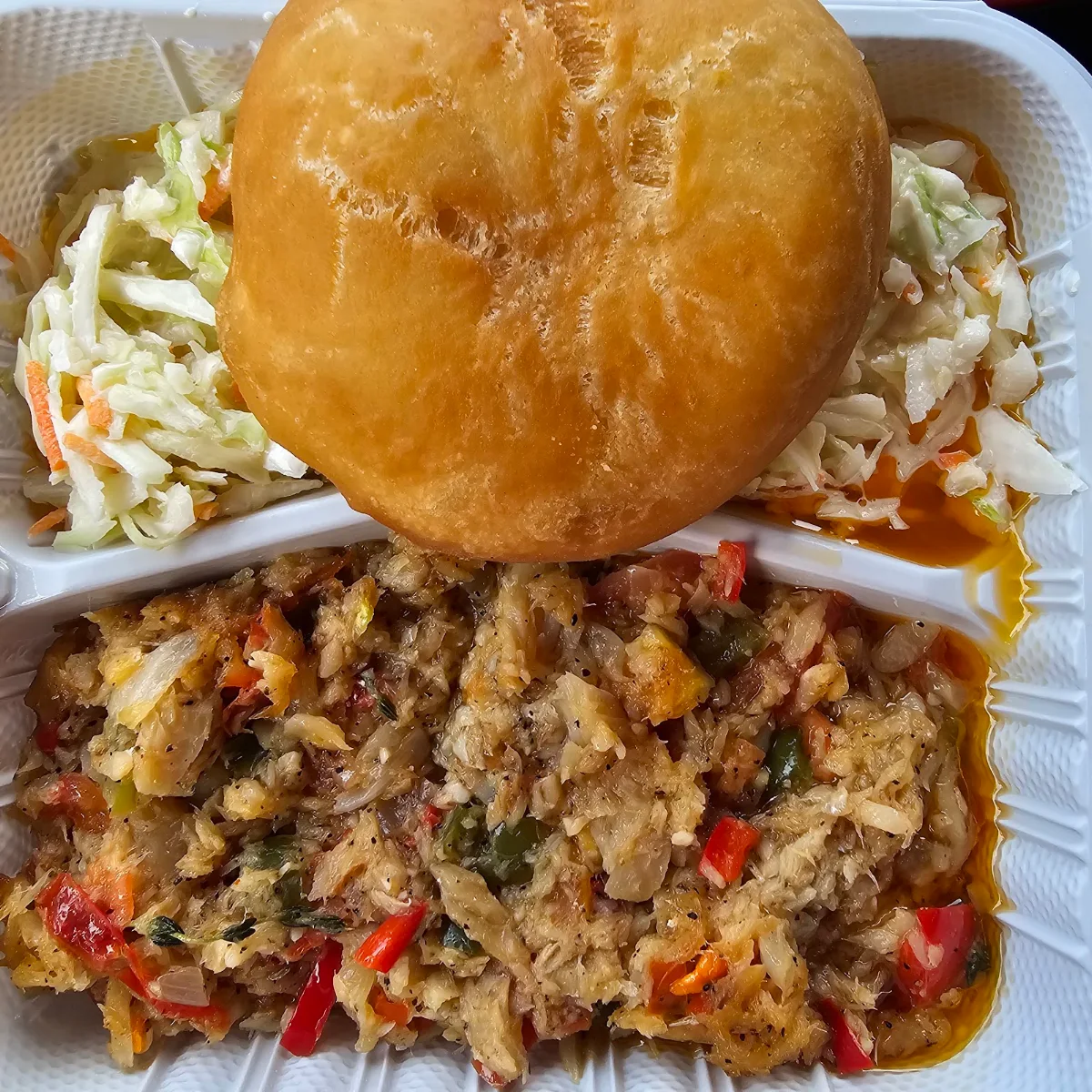 Salt Fish with Bake, Island Spice Flava Inc