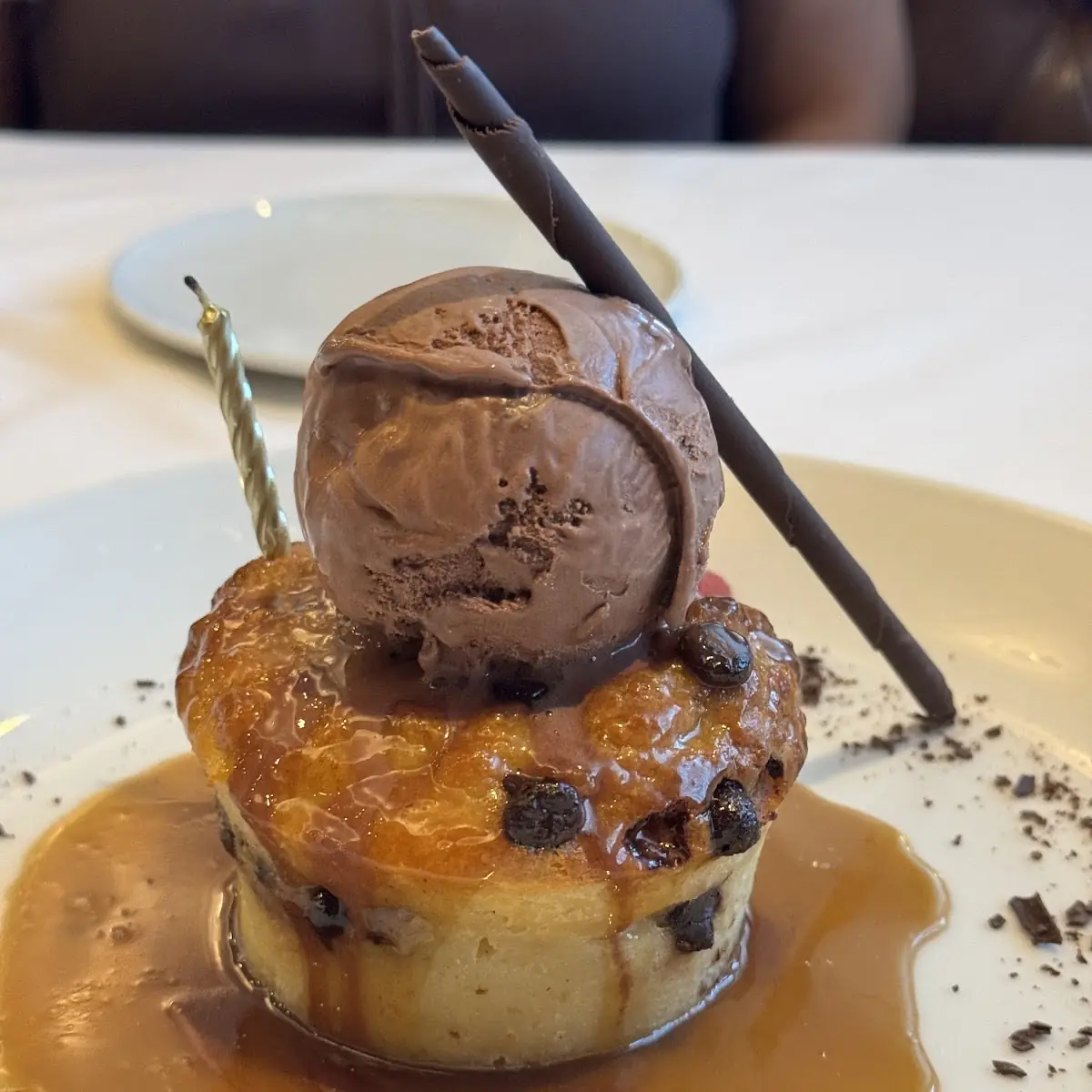 Chocolate Chip Bread Pudding
