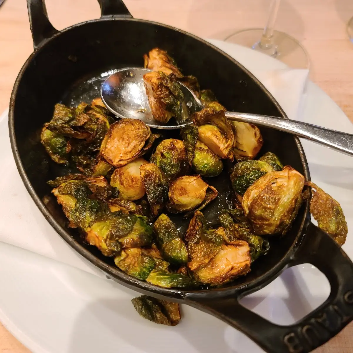 Crispy Brussels Sprouts with Lemon and Honey