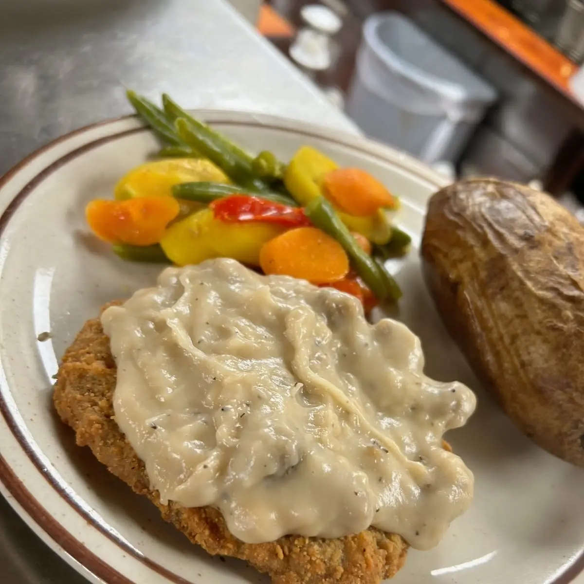 Country Fried Steak & Eggs