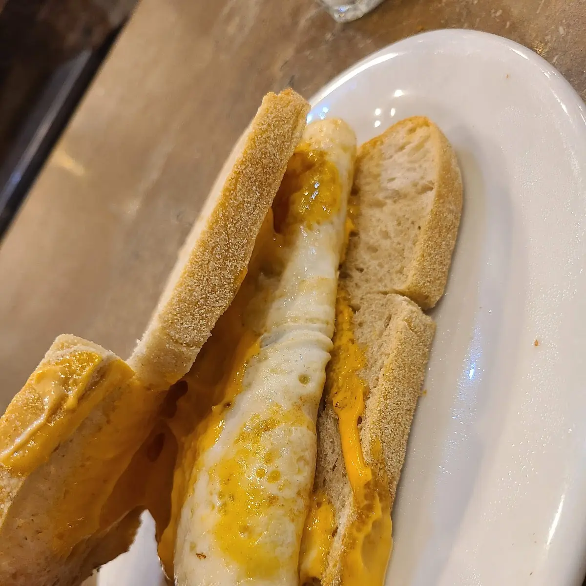 Broken Yolk Breakfast Sandwich