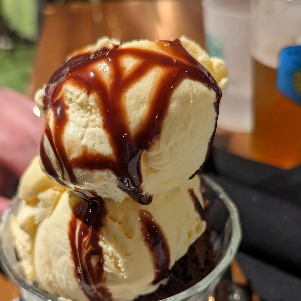 Chocolate Brownie Sundae