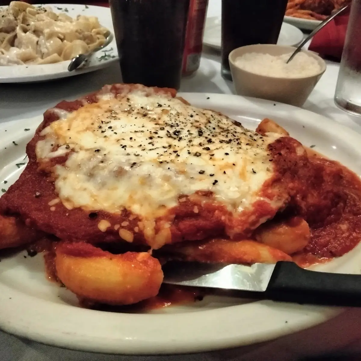 Rigatoni with Chicken Parmesan