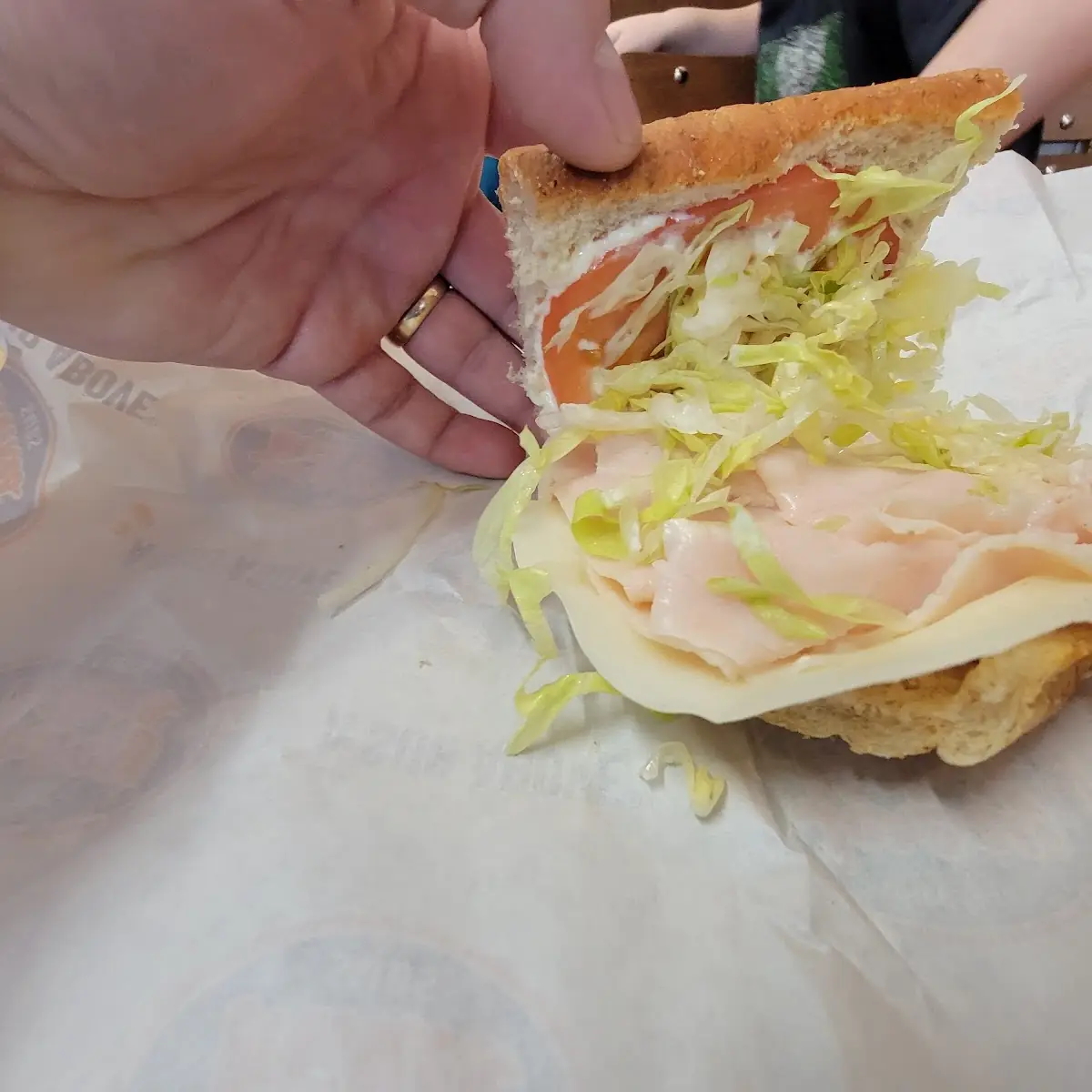 Turkey and Cheese Sub