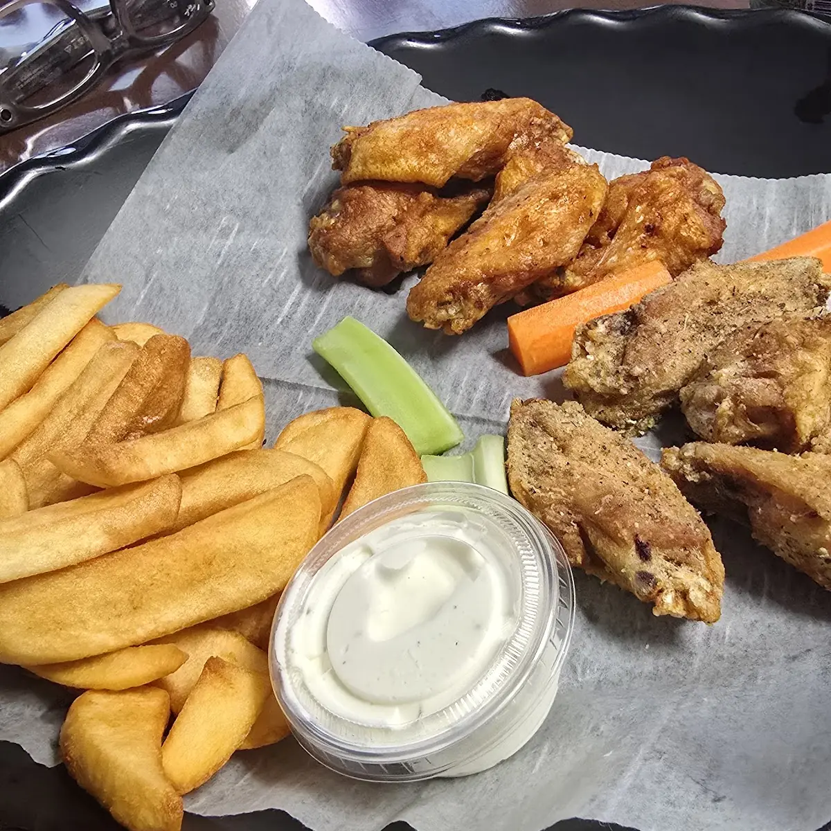 Chicken Wings and Blue Cheese