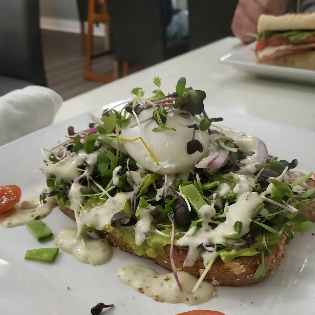 Snow Pea & Avocado Toast