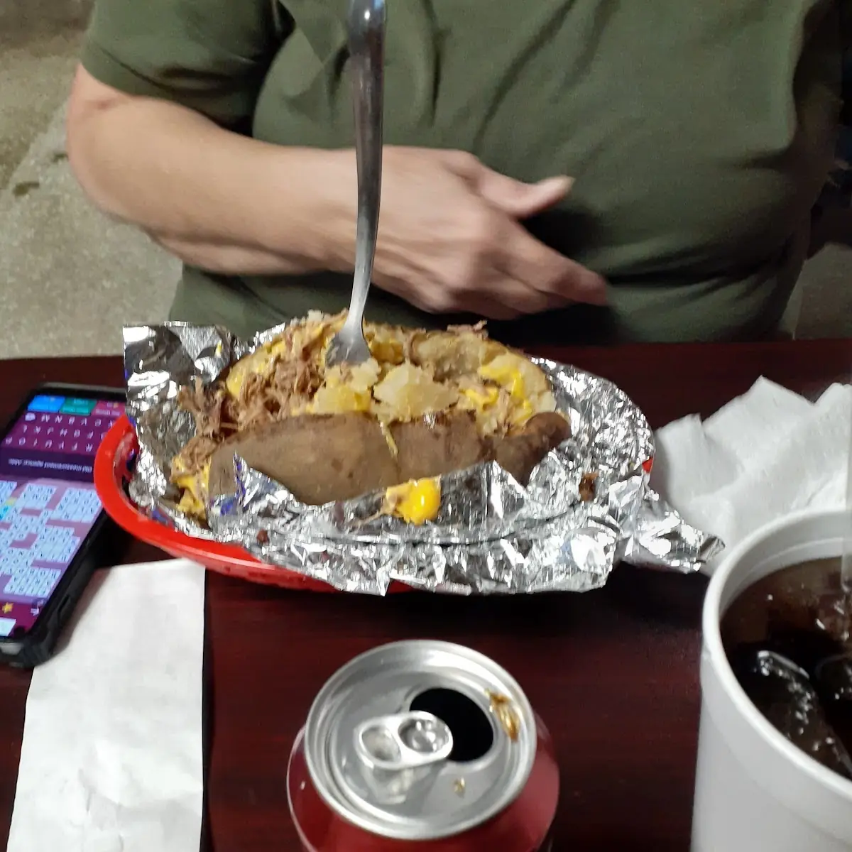 Baked Potato with Pulled Pork