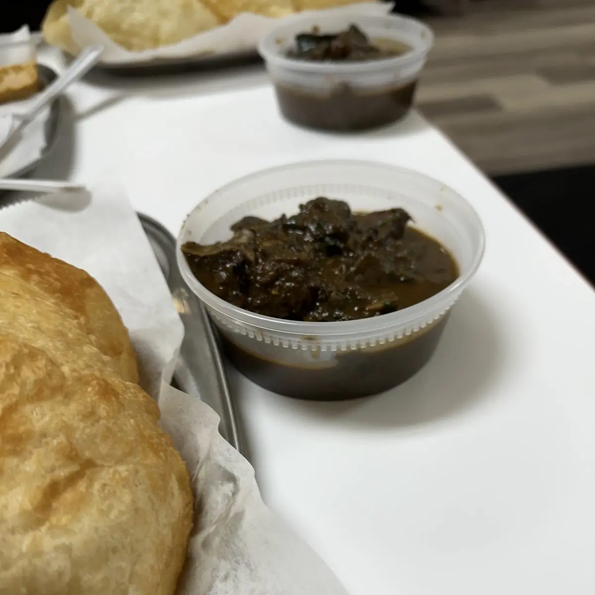 Poori Mutton Curry
