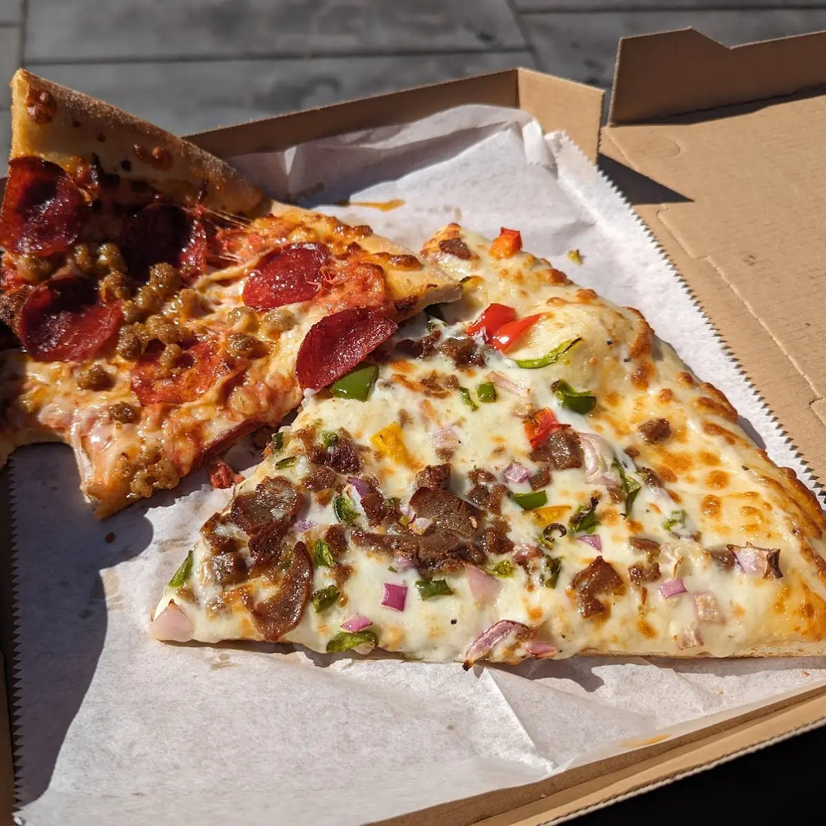 Pepperoni Sausage Pizza