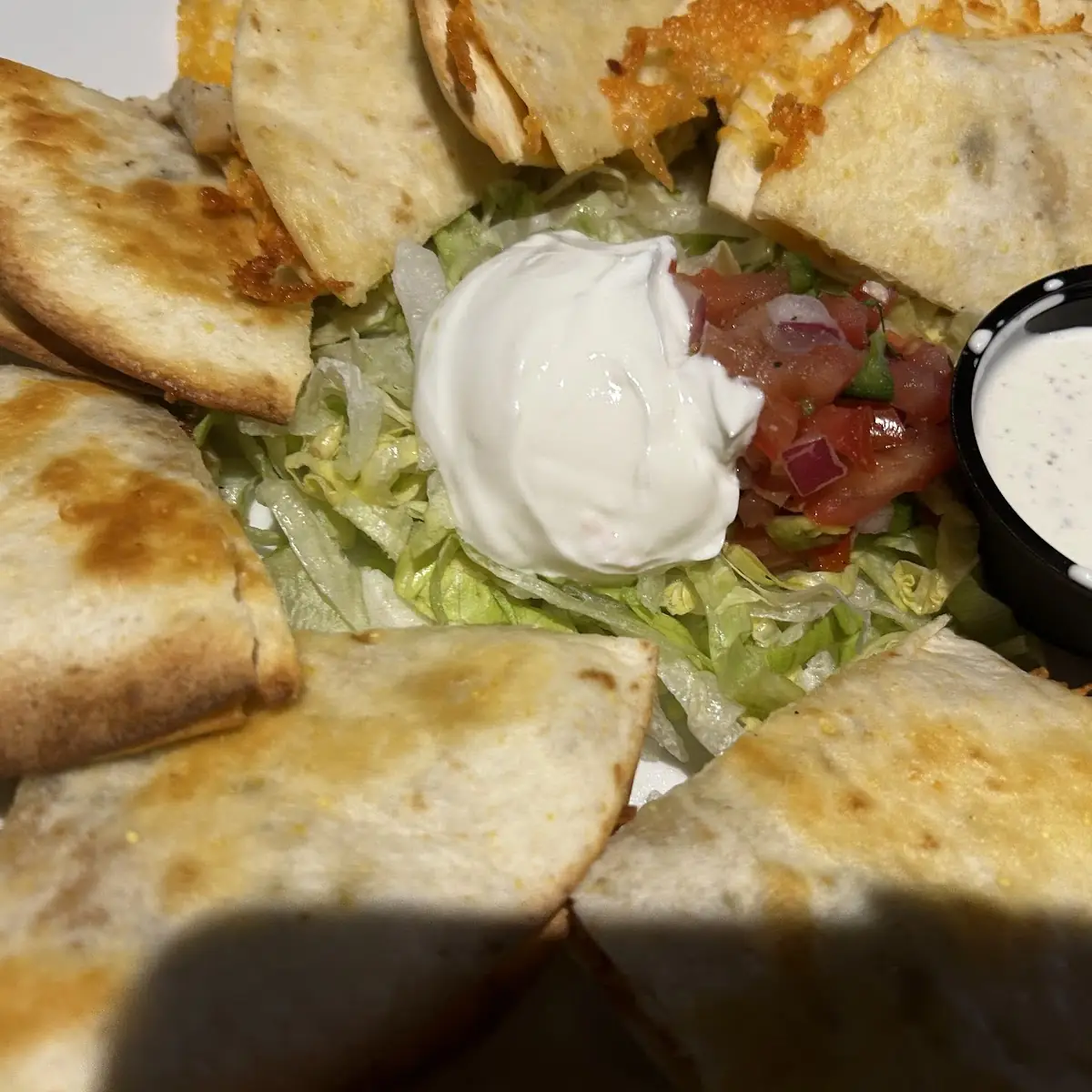 Bacon Ranch Cheese Quesadilla