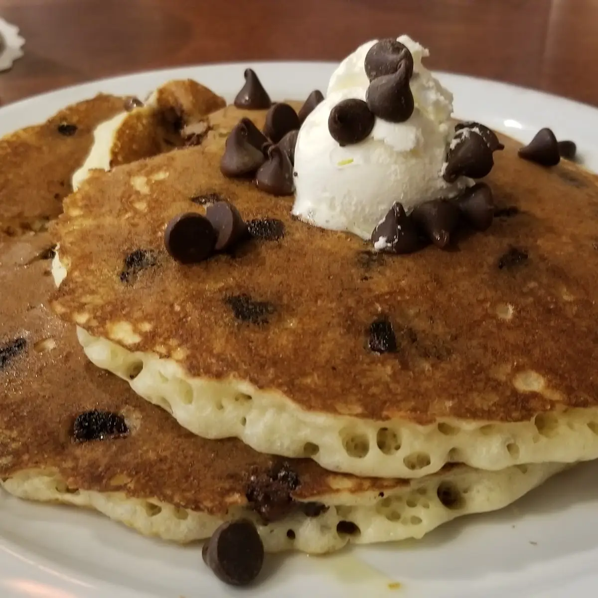 Jr Chocolate Chip Pancakes