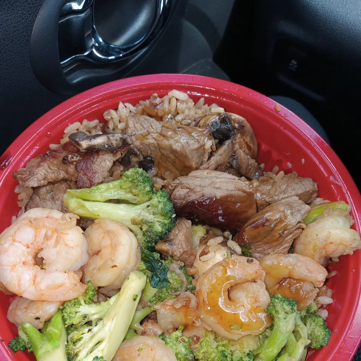 Shrimp Steak with Rice Bowl