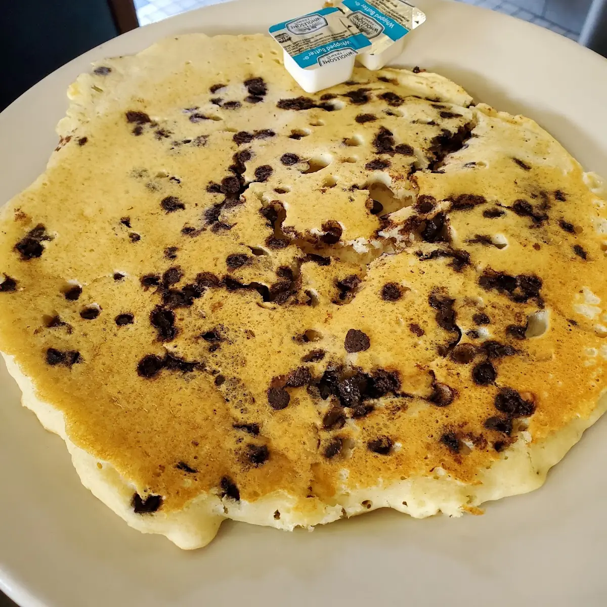 1 Jumbo Chocolate Chip Pancake