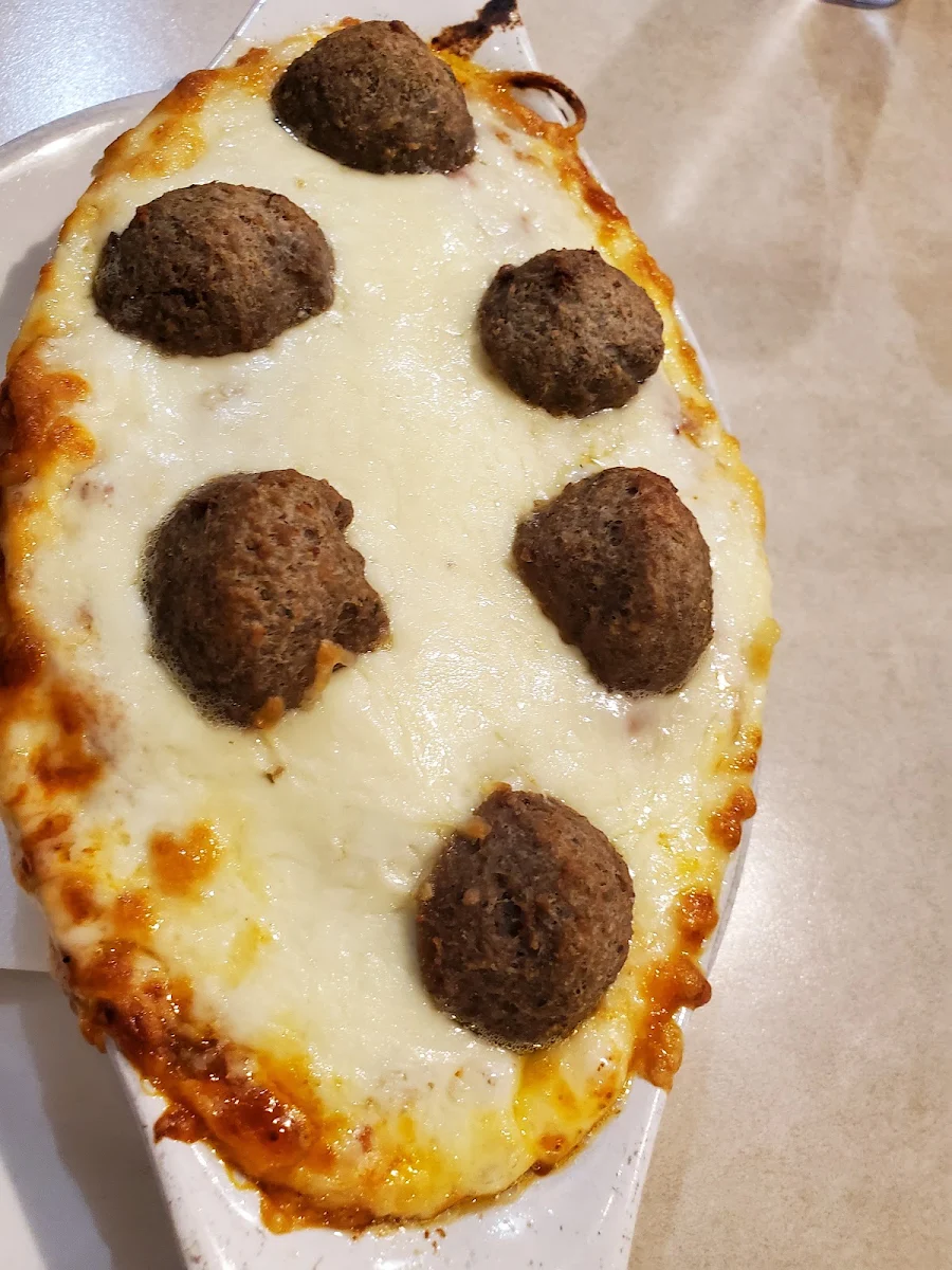 Baked Spaghetti and Meatballs, Royal Pizza Old Strathcona