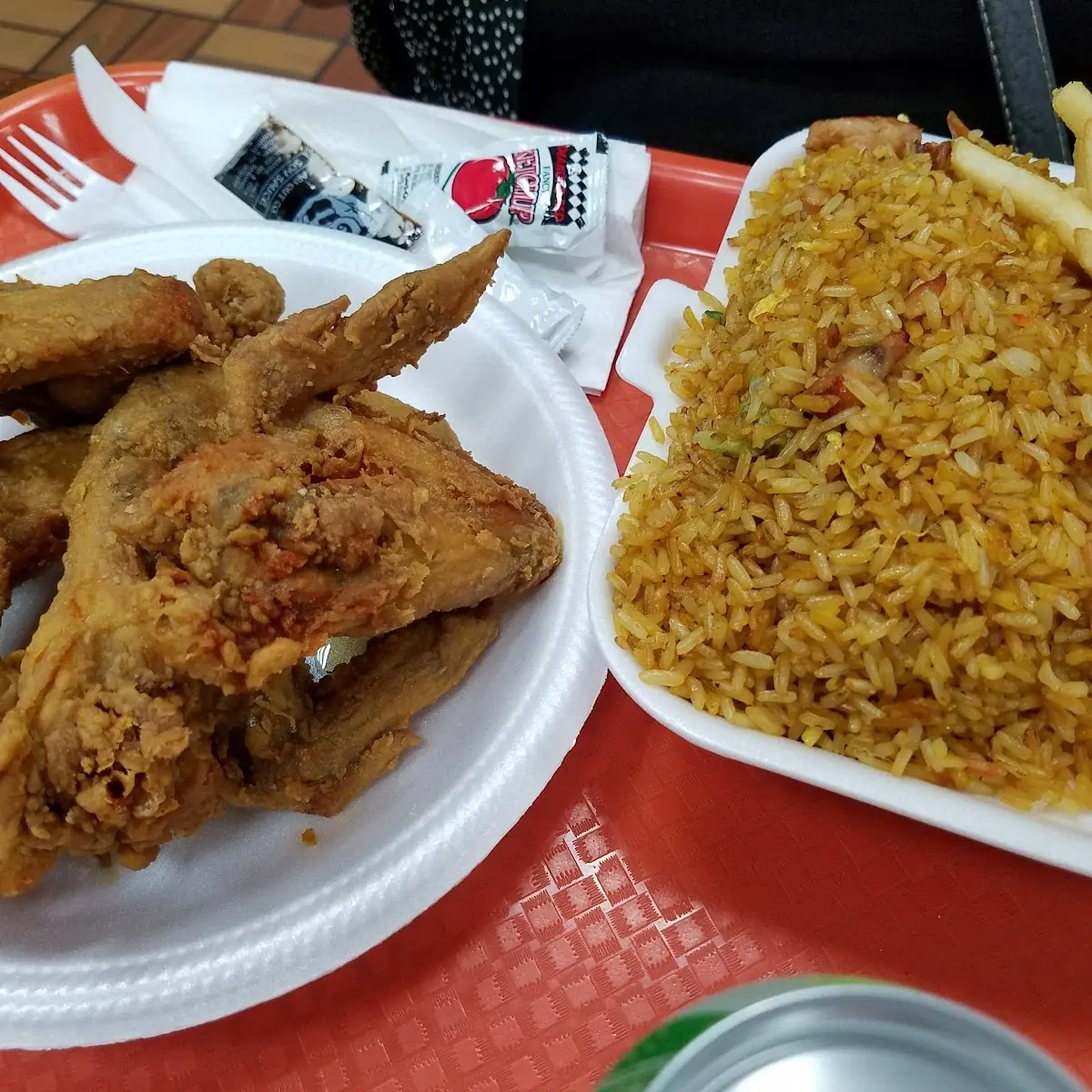 Combination Fried Rice Chicken