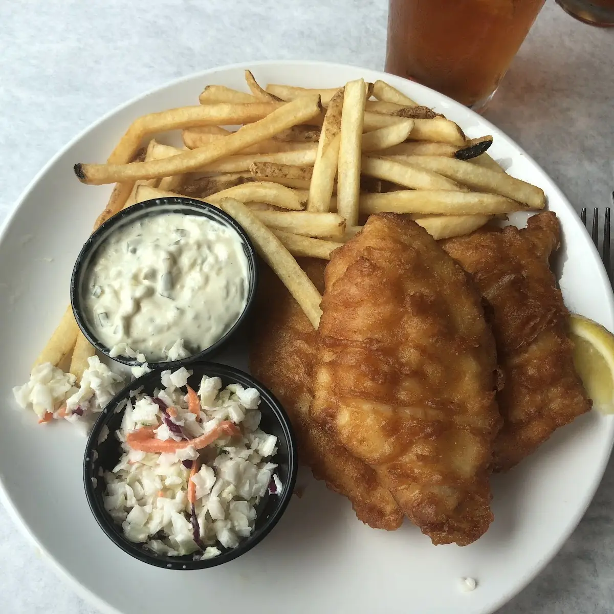 Fish N Chips Plate