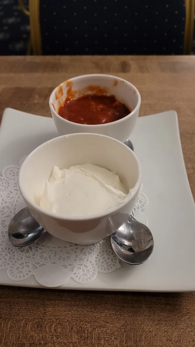 Salsa and Sour Cream