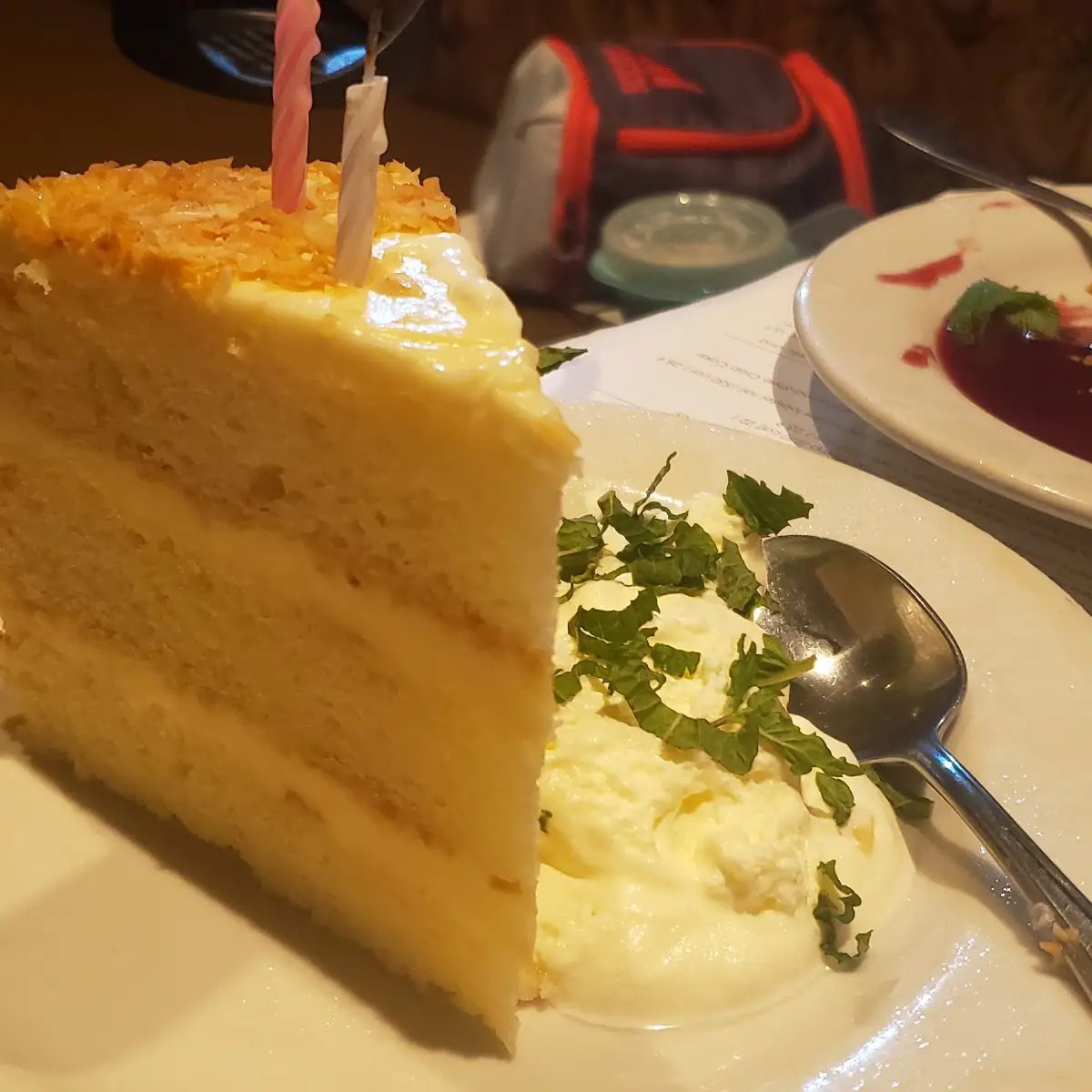Key Lime Cake Slice