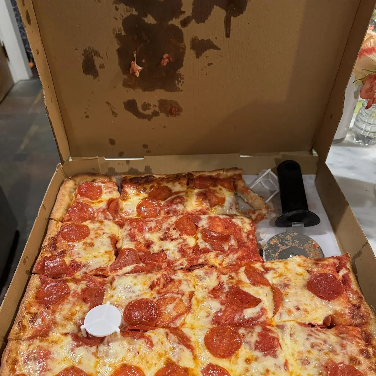 Pepperoni Pizza Square-Cut