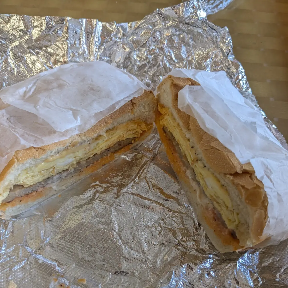 Sausage Egg Cheese Roll