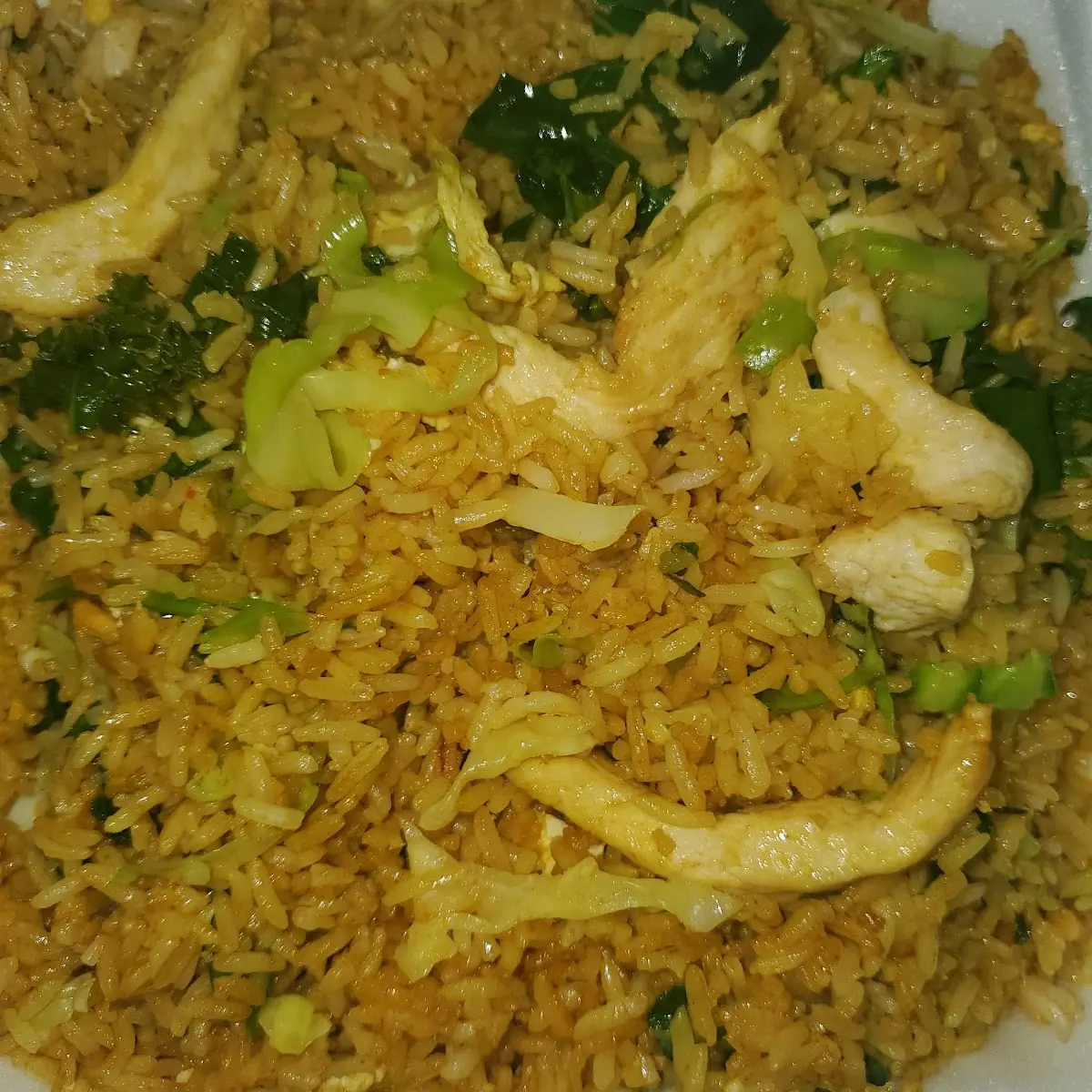 Curry Chicken Fried Rice with Vegetables