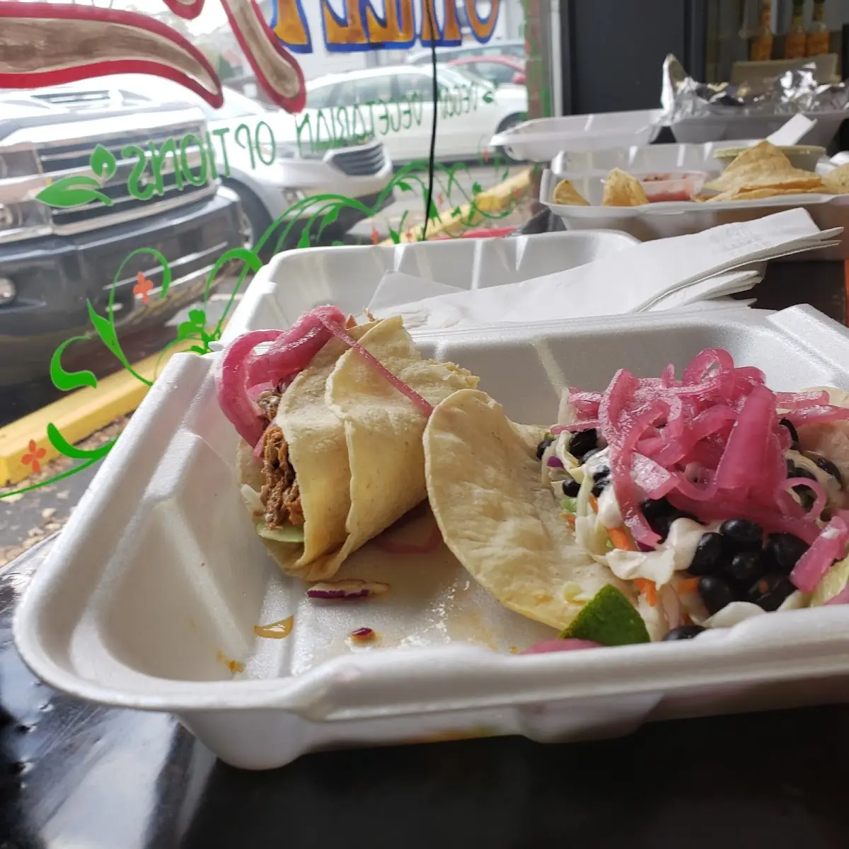 Chicken and Black Bean Tacos