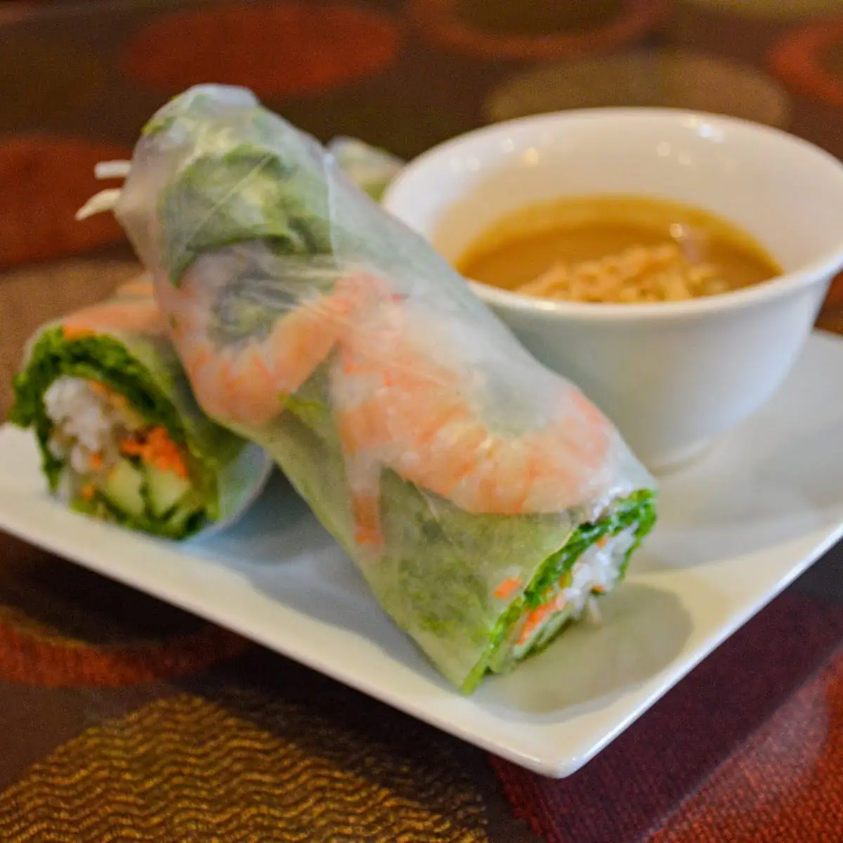 Fresh Shrimp Spring Rolls