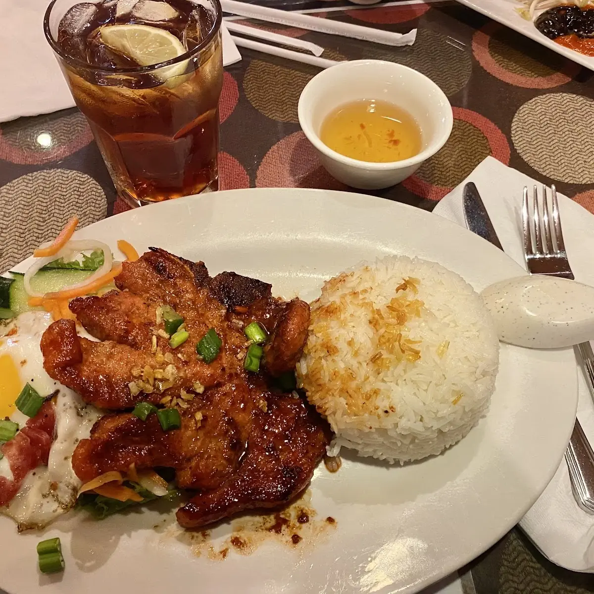 Rice with Pork Chop