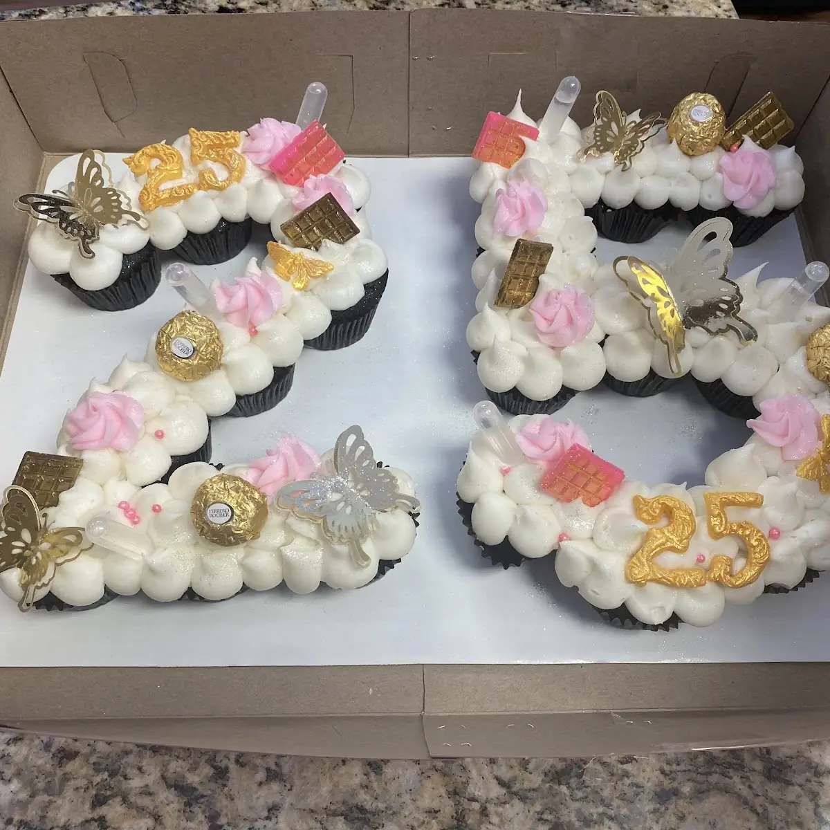 Number Pull Apart Cake