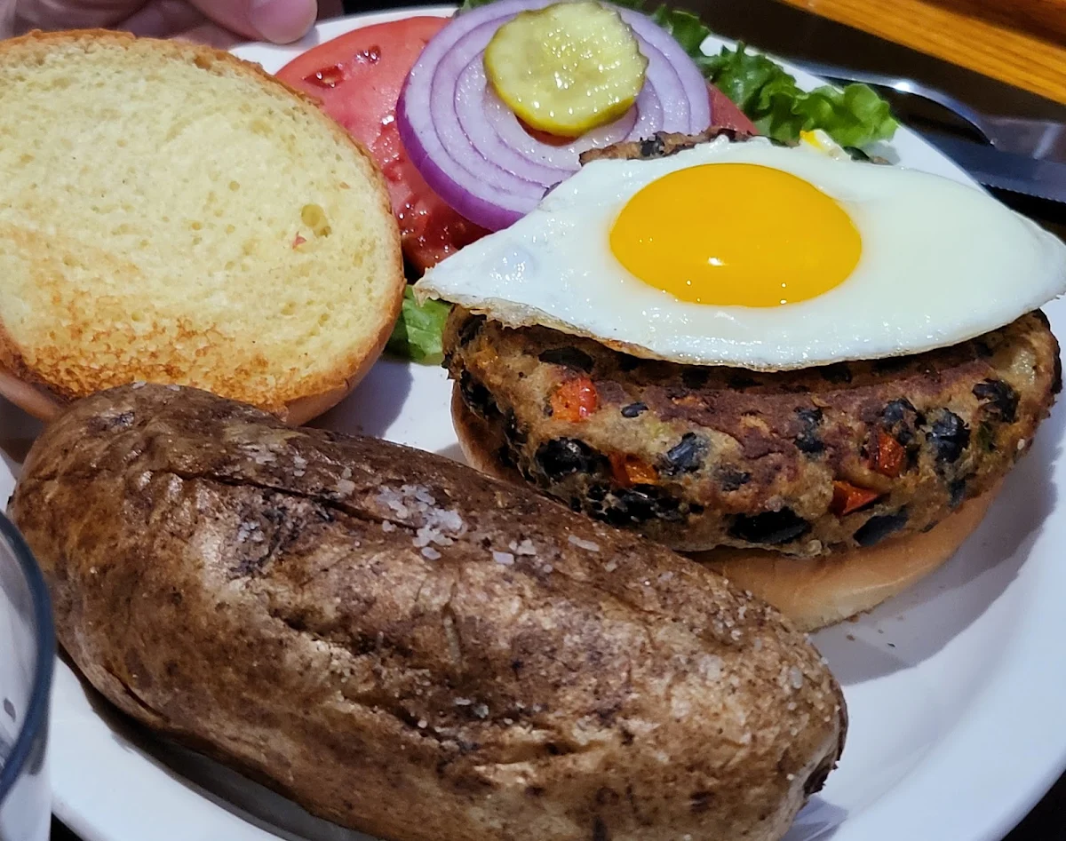 Black Bean Burger Dinner