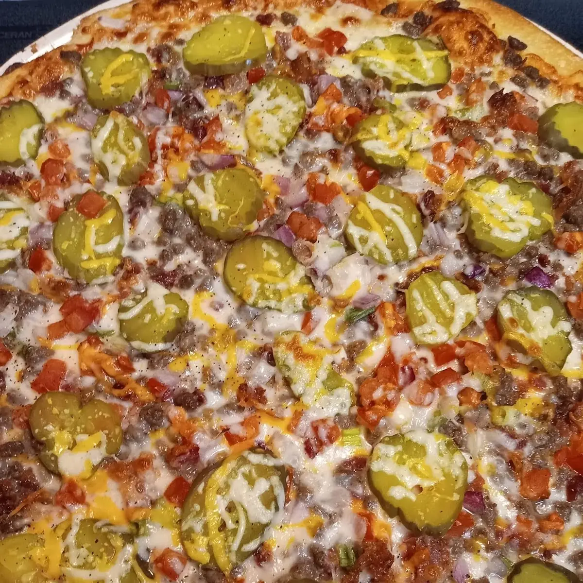 Bacon Cheeseburger Pizza