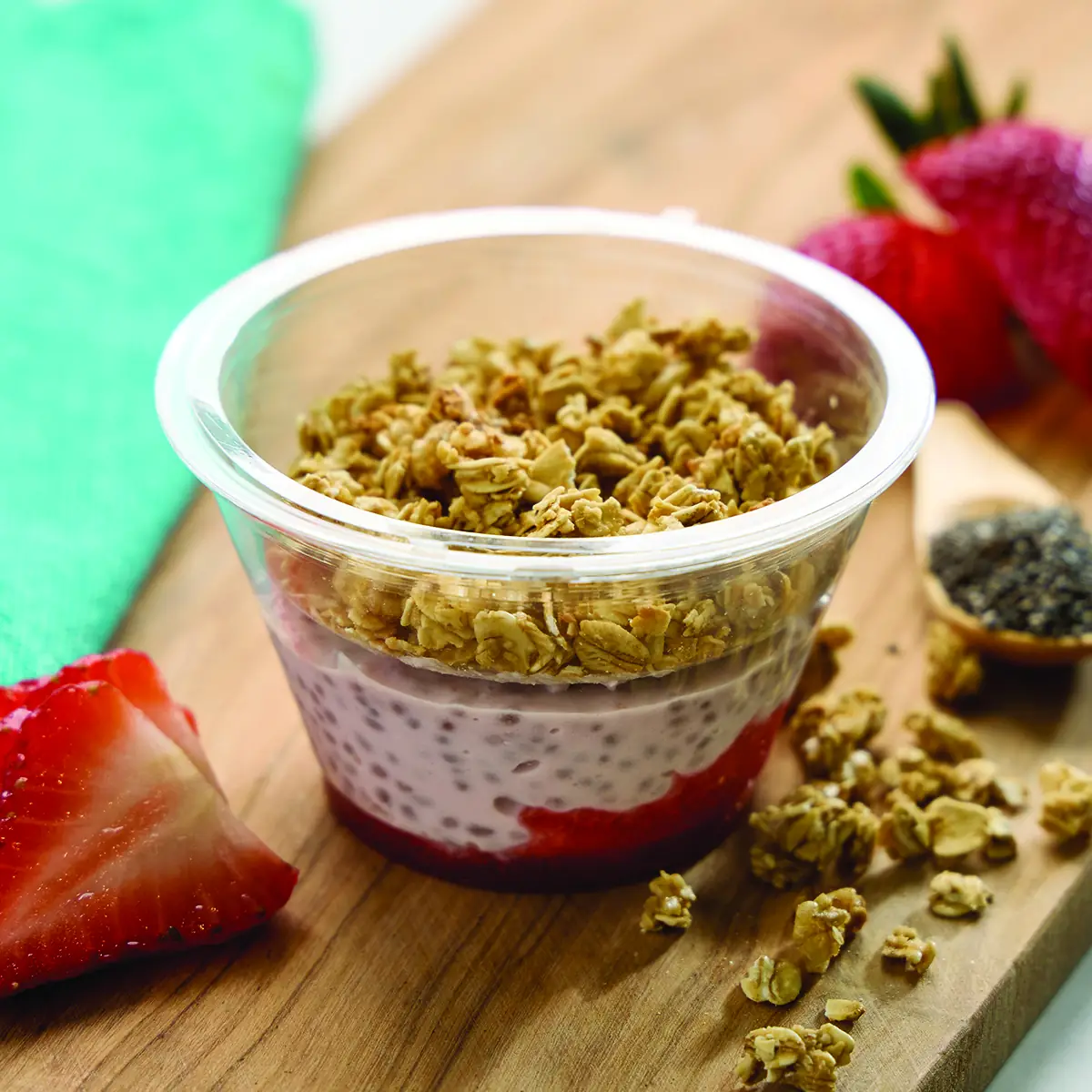 Strawberry Chia Seed Pudding