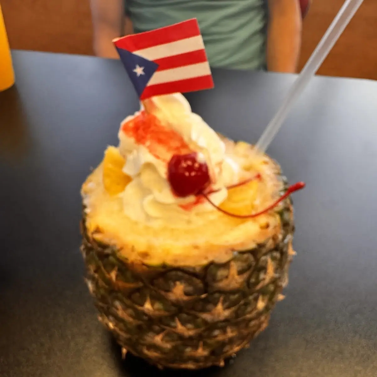 Piña Colada in Pineapple