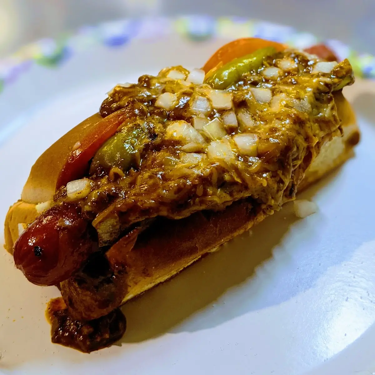Chicago Dog with Chili