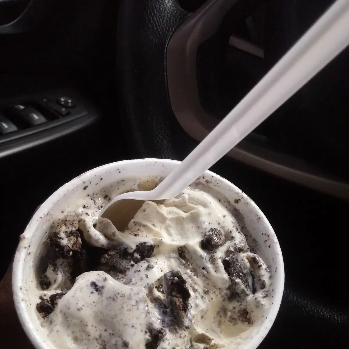 Sonic Blast Made with Oreo Cookie Pieces
