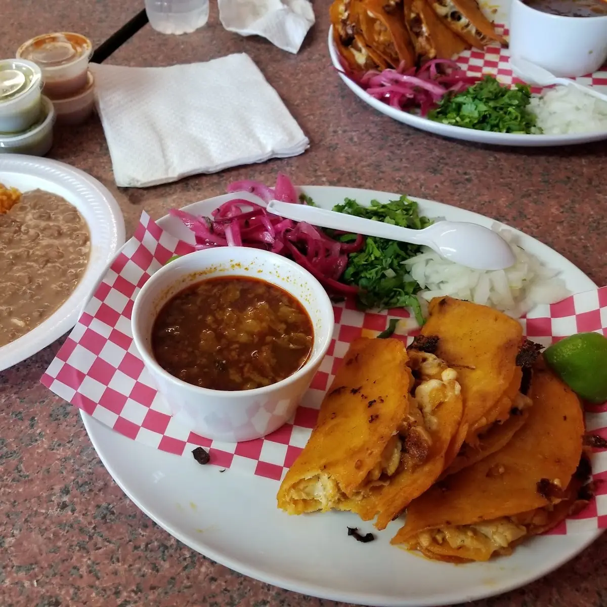 Pollo Birria Tacos