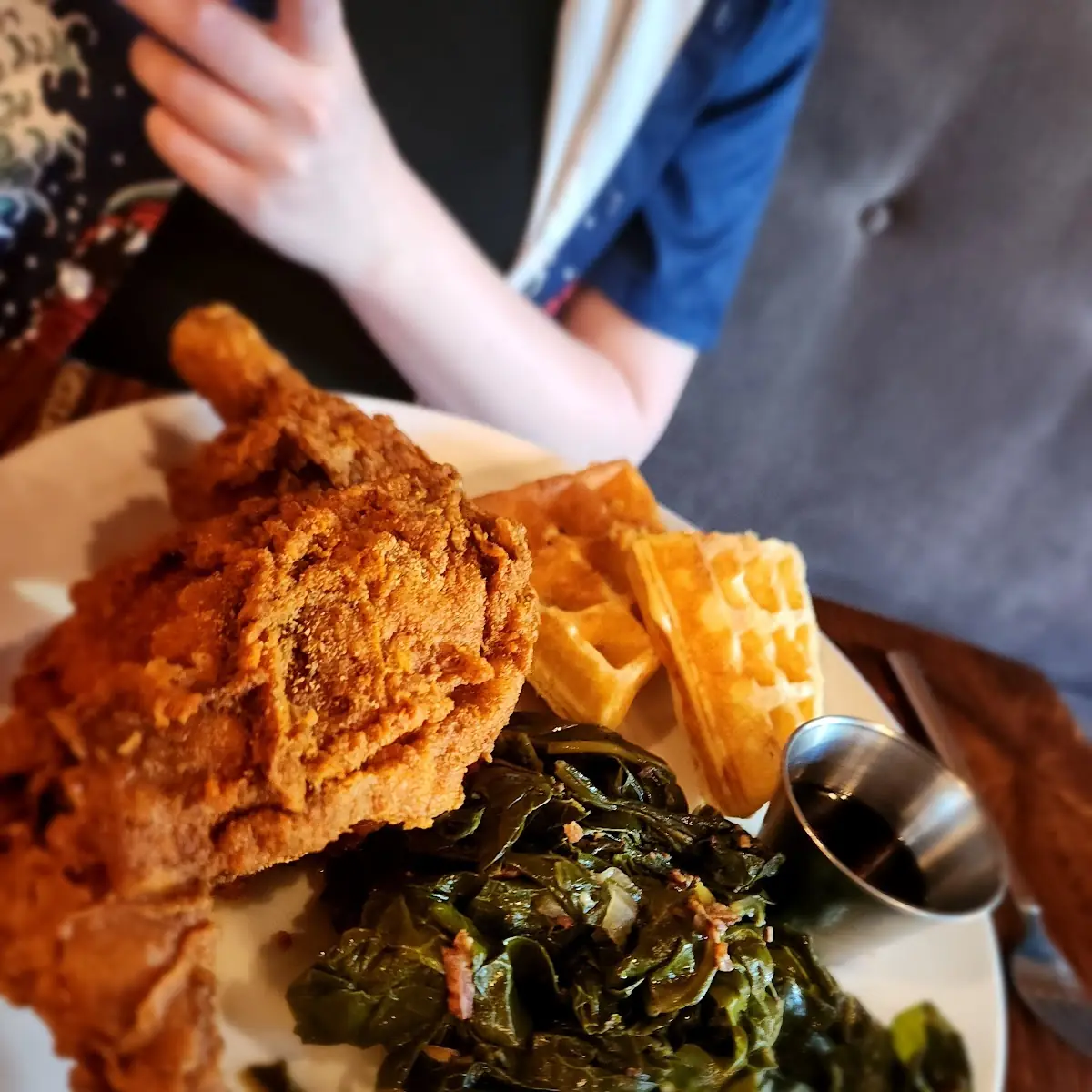 Fried Amish Chicken & Waffles
