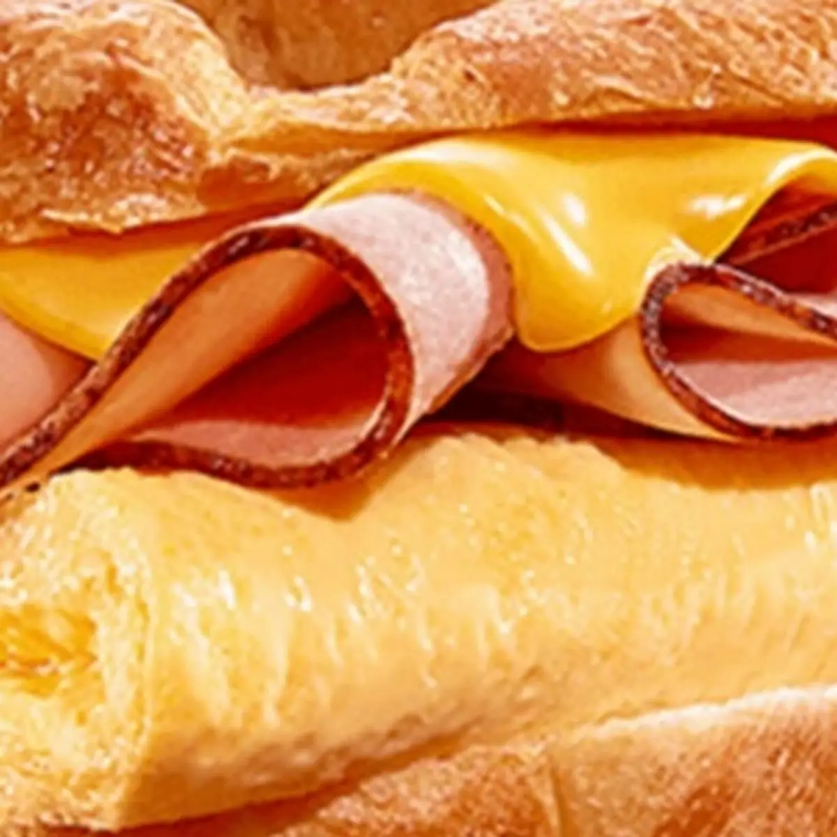Ham Egg and Cheese Croissandwich