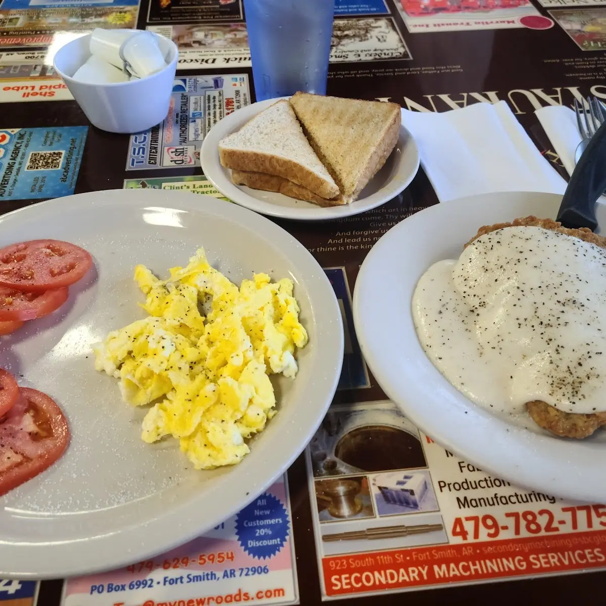 Country Fried Steak and Eggs