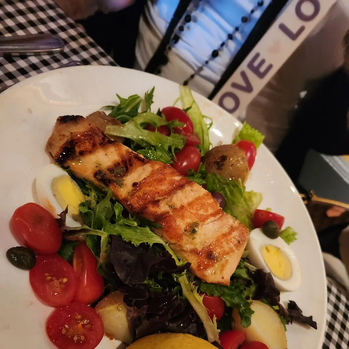 Grilled Salmon Nicoise
