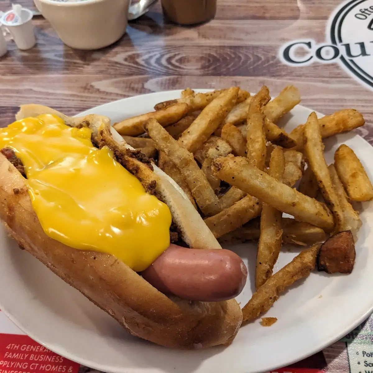 Hot Dog with Fries