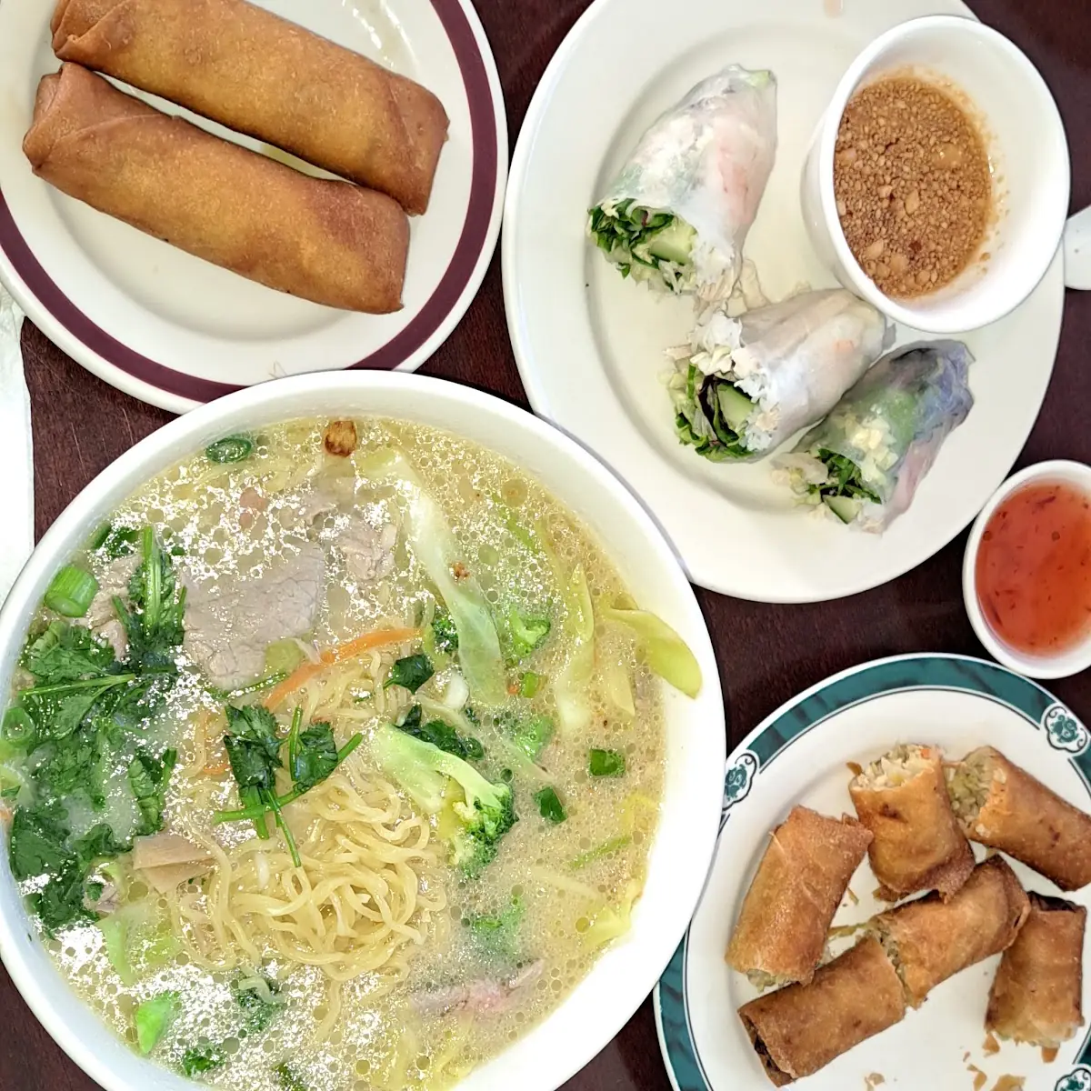 Tonkotsu Ramen Egg Rolls Spring Rolls