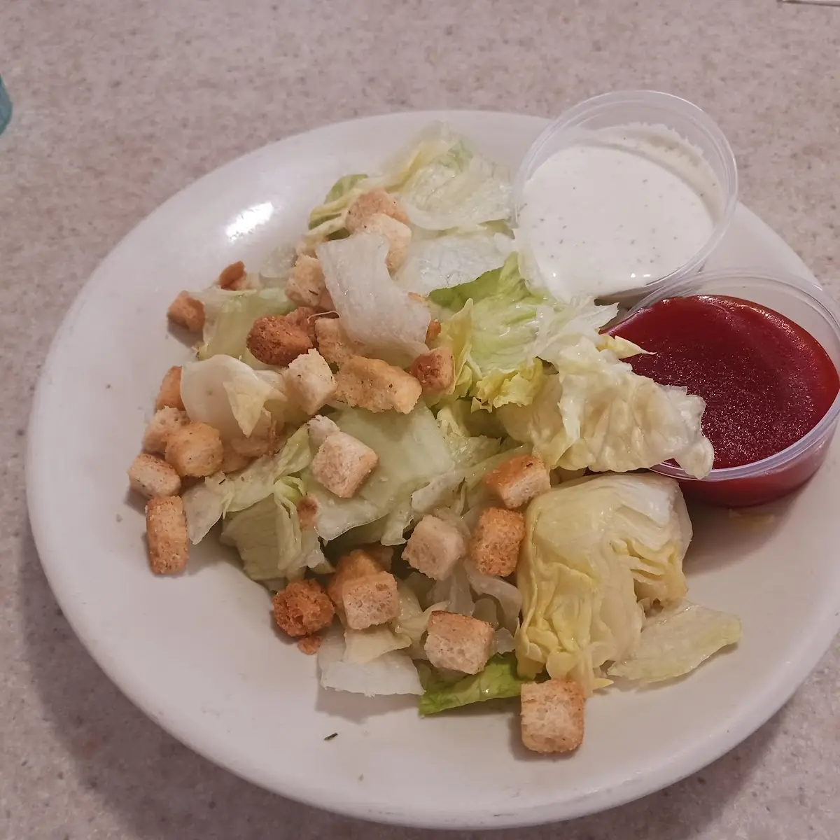 Side Salad w French & Ranch